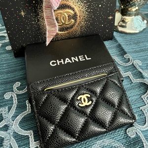 Chanel card holder